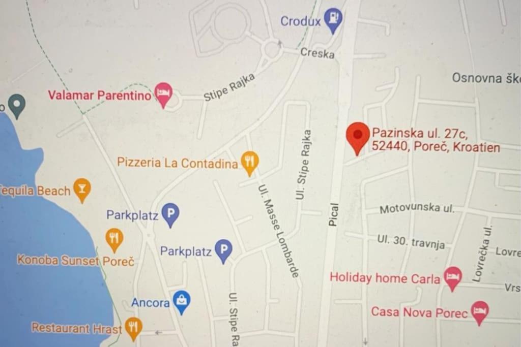 Porec, Tolle 3 Zi-Whg, Sehr Zentral, Top Zustand! Mit Internet Und W-Lan! المظهر الخارجي الصورة